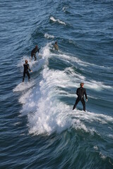 Surfing the waves