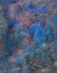 Figured glass in blue colors