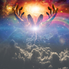 Obraz premium Moment of creation