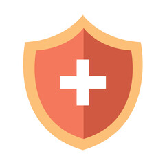 Shield protect safty safe guard secure design element illustration