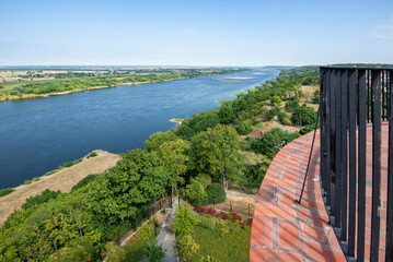 The Vistula River in  Poland.	