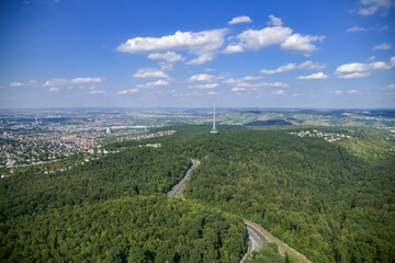 Germany Stuttgart cityscape.