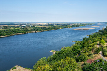 Fototapeta na wymiar The Vistula River in Poland. 