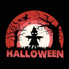 Halloween t shirt design and vector