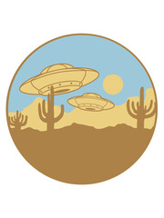 Fliegende Wüsten UFOs Szene 