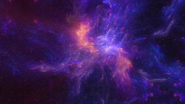 Abstract galaxy in deep space 
