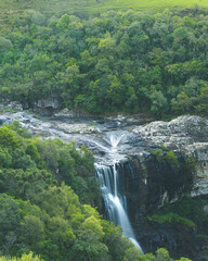 Fototapeta na wymiar Cachoeira Princesa dos Campos em Jaquirana. Rio Grande do Sul