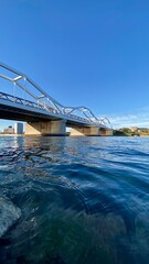 Konrad Adenauer Bridge Konrad-Adenauer-Brücke - is one of two road bridges crossing the Rhine between the German cities of Mannheim and Ludwigshafen am Rhein