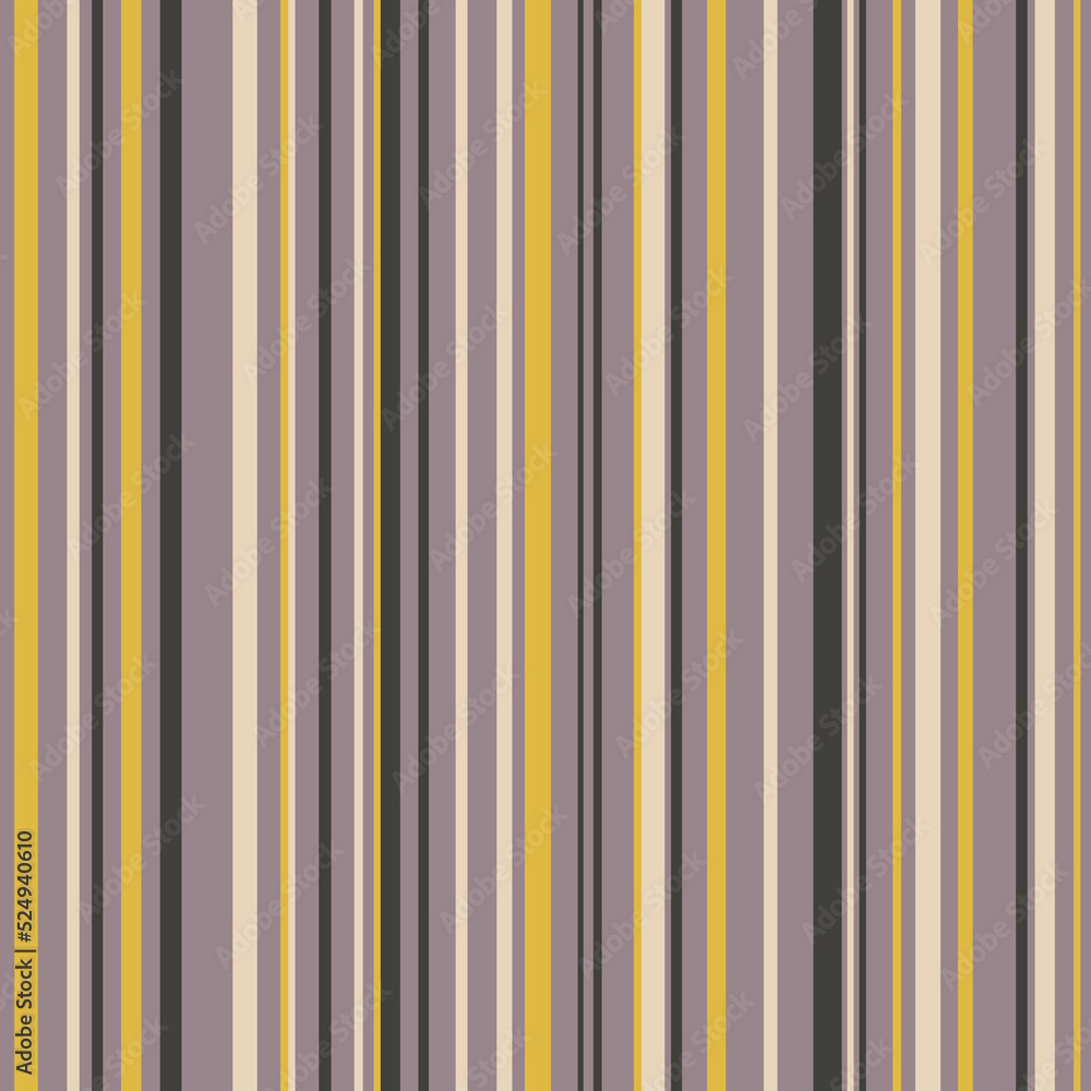 Poster Seamless striped pattern. Repeating retro stripes texture. Abstract background with vertical lines. Vector ornament. 