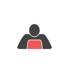 Businessman working icons  symbol vector elements for infographic web