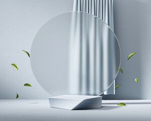 3D rendering platform podium product presentation background