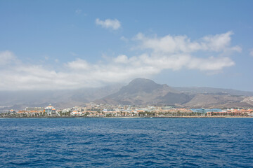 South coast of Tenerife from the sea