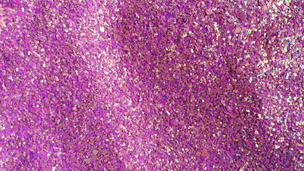 Fondo de brillos / glitter de color fucsia rosa. Se puede usar como fondo