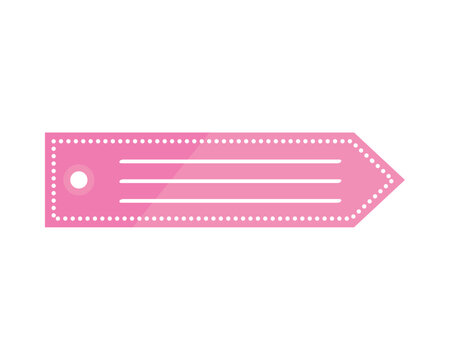 Pink Tag Arrow