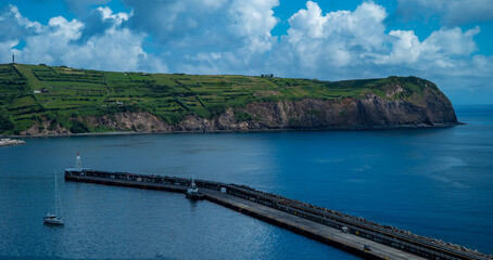 cidade horta faial açores mar oceano