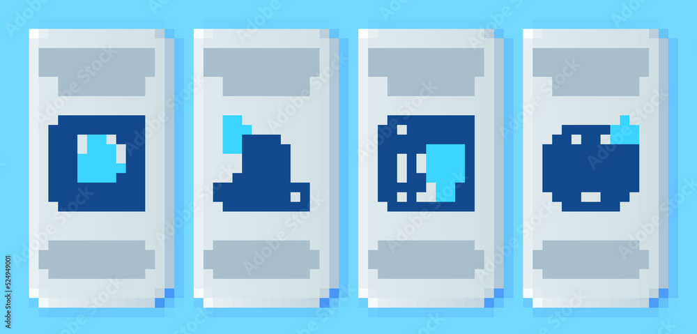 Poster set line location with fountain, city map navigation, gps device error and infographic of city icon.