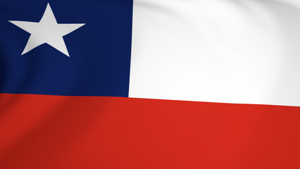 Chilean flag, waving flag, Chile flag.