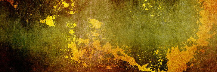 古い金箔のあるカード