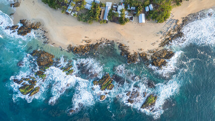 Beach landscape at Puerto Escondido, Oaxaca. México © Esteban