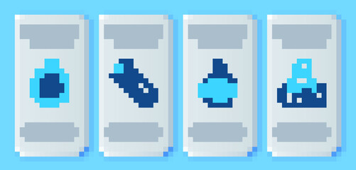 Set line Police electric shocker, Poison in bottle, Murder and Grave with tombstone icon. Vector