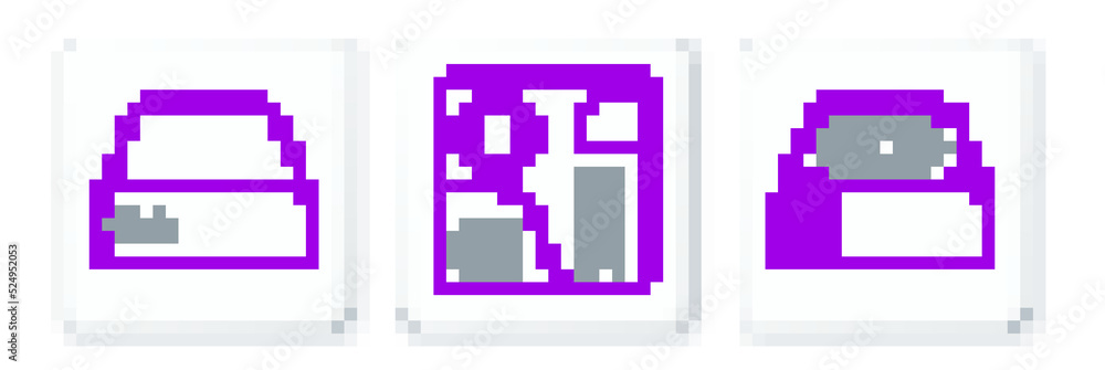 Poster set line computer cooler, server, data, web hosting and motherboard digital chip icon. vector