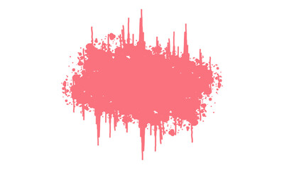 red color splash