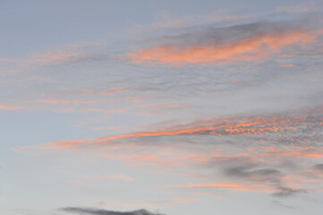 sunrise with beautiful twilight clound