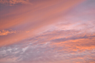 Naklejka na ściany i meble sunrise with beautiful twilight clound