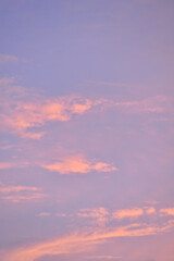 sunrise with beautiful twilight clound