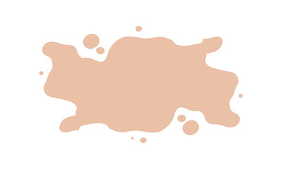 light brown splash