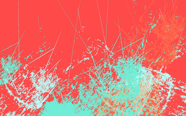 Abstract grunge texture red and blue color background