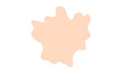 soft orange color splash