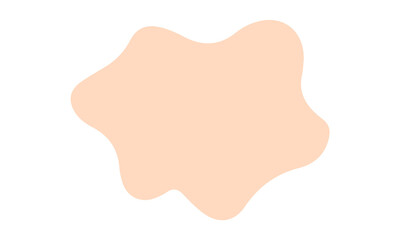 soft orange color splash