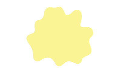 soft yellow splash