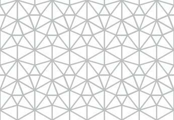 Contemporary tessellated geometric repeating 3d effect diamond shapes web pattern in light gray outlines, PNG Transparent Background	
