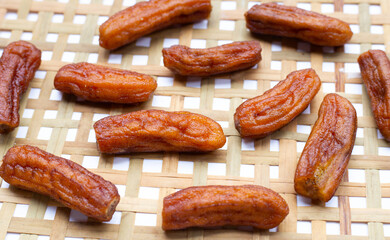 Sun dried bananas, Fruit snack