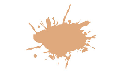 brown color splash