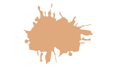 brown color splash