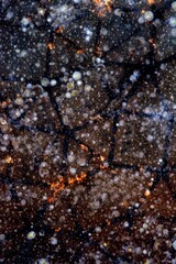 Artistic detailed surface texture and pattern.