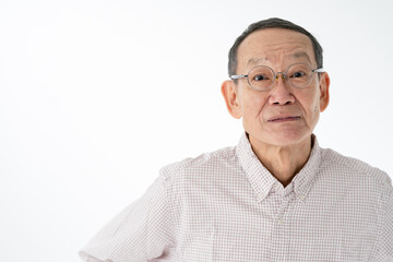 Fototapeta premium 考える・シニア男性