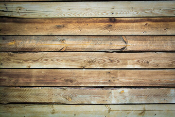 Background of wooden planks, wood texture close-up.