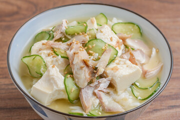 夏の味覚　冷や汁