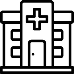 Fototapeta premium hospital icon