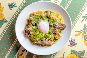 すき焼き風パスタ