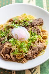 すき焼き風パスタ