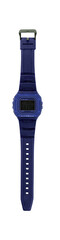 Cutout of an isolated generic blue digital watch  with the transparent png background	