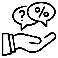 Line editable vector of commission 