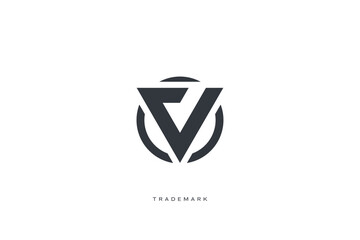V Letter Logo Vector Concept Icon Trademark. Universal V Logotype Brand