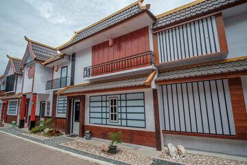 Japanese style house at Korean-Japan Village in Harau Valley, West Sumatera