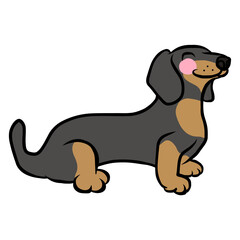 Dachshund dog cartoon - 524965640